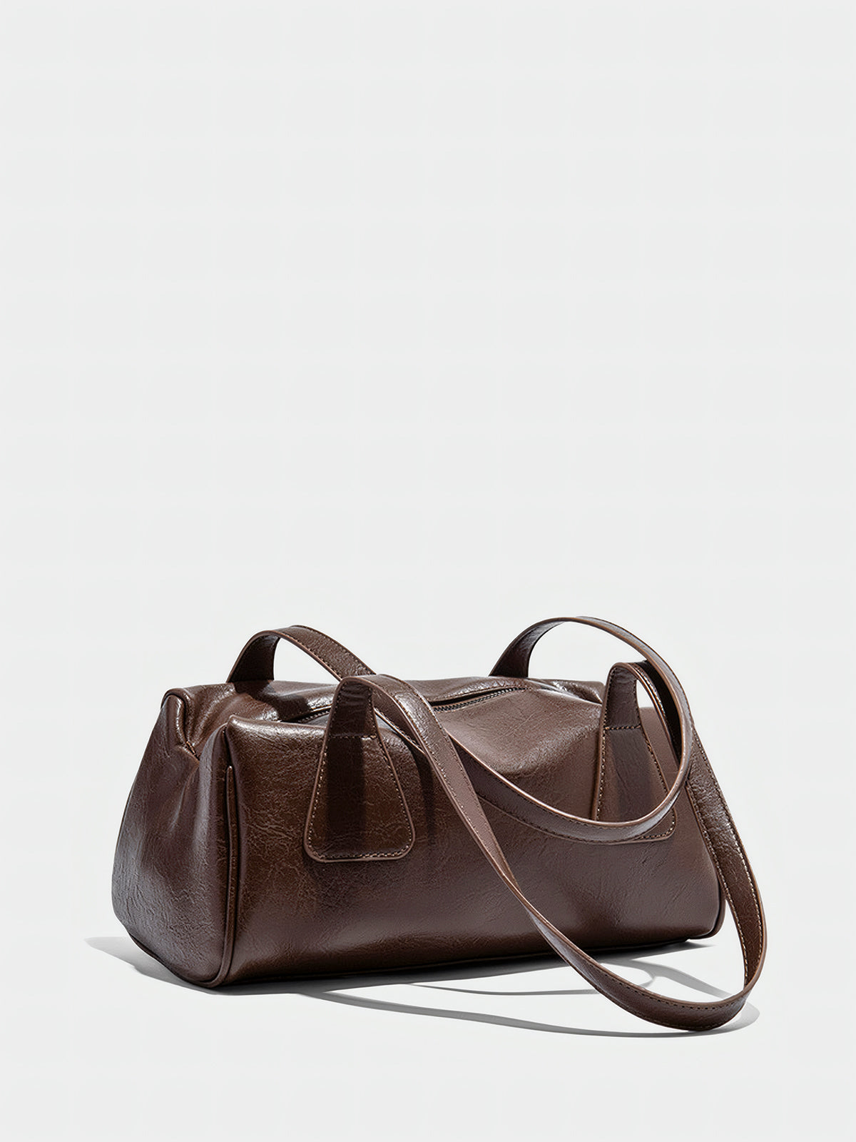 Double Handle Vintage Baguette Bag