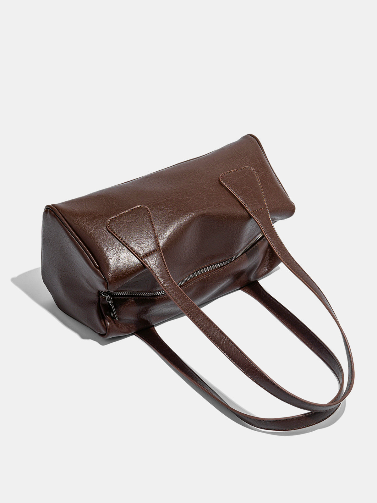 Double Handle Vintage Baguette Bag
