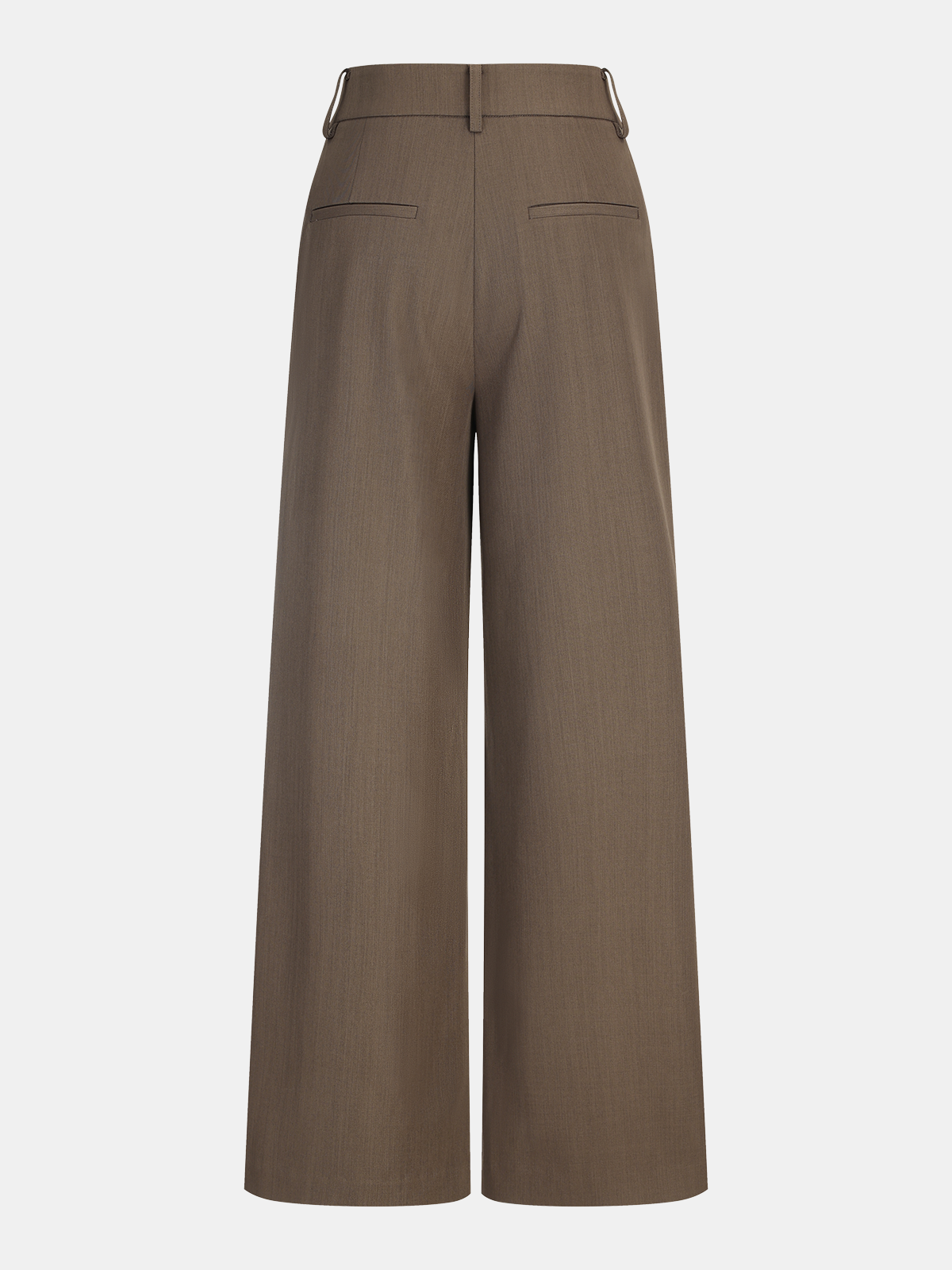 High-Waist Pleated Wide-Leg Pants