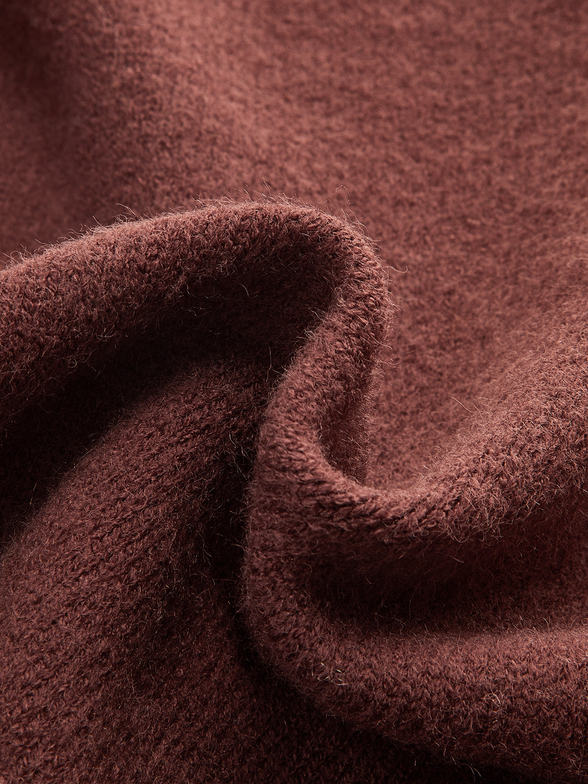 Strickjacke mit Stehkragen und Metallknöpfen