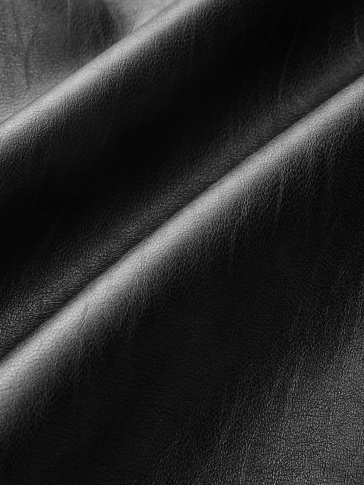 Jupe longue plissée en similicuir avec ceinture à la taille