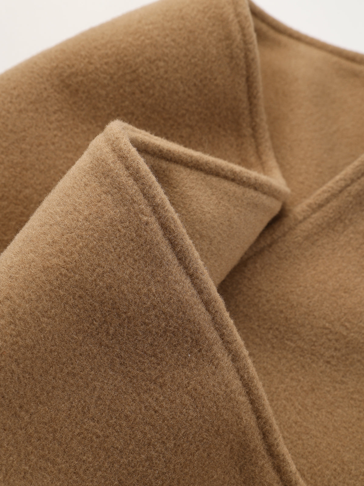 Double-Breasted Coat with Scarf Collar