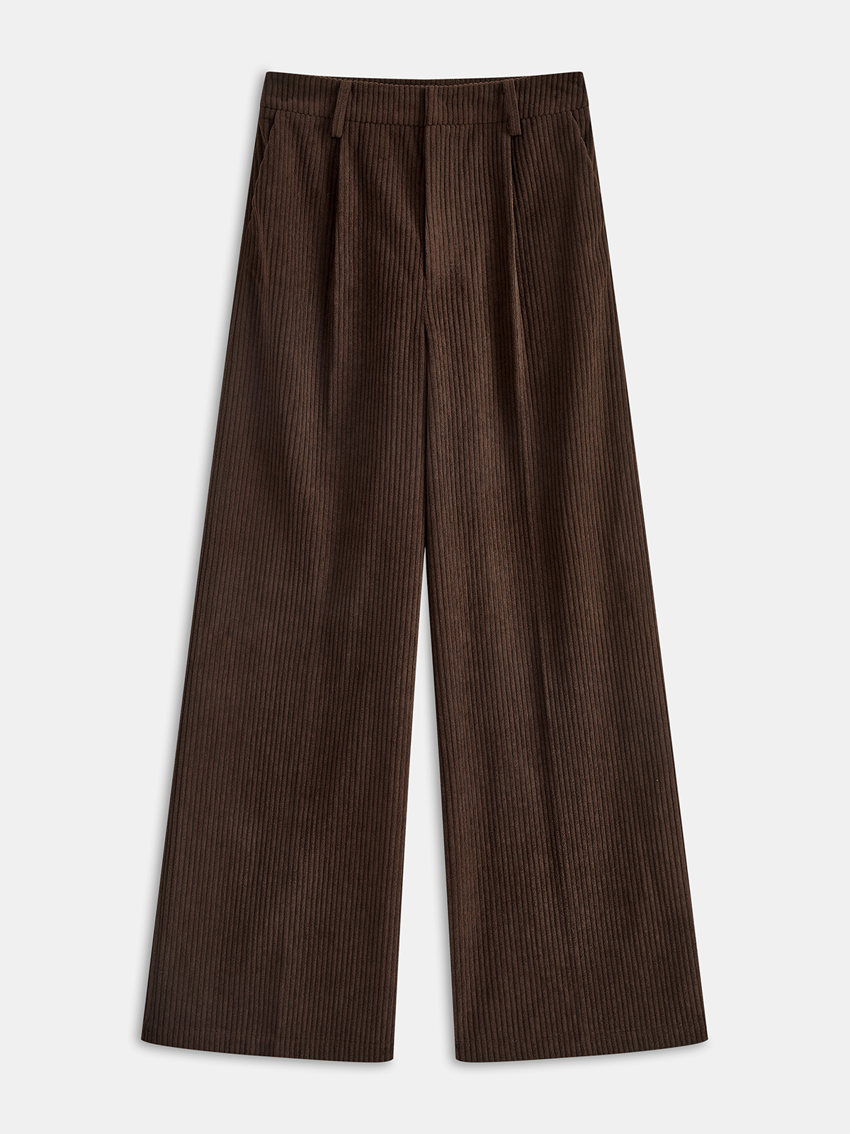 Corduroy Wide-Leg Pants