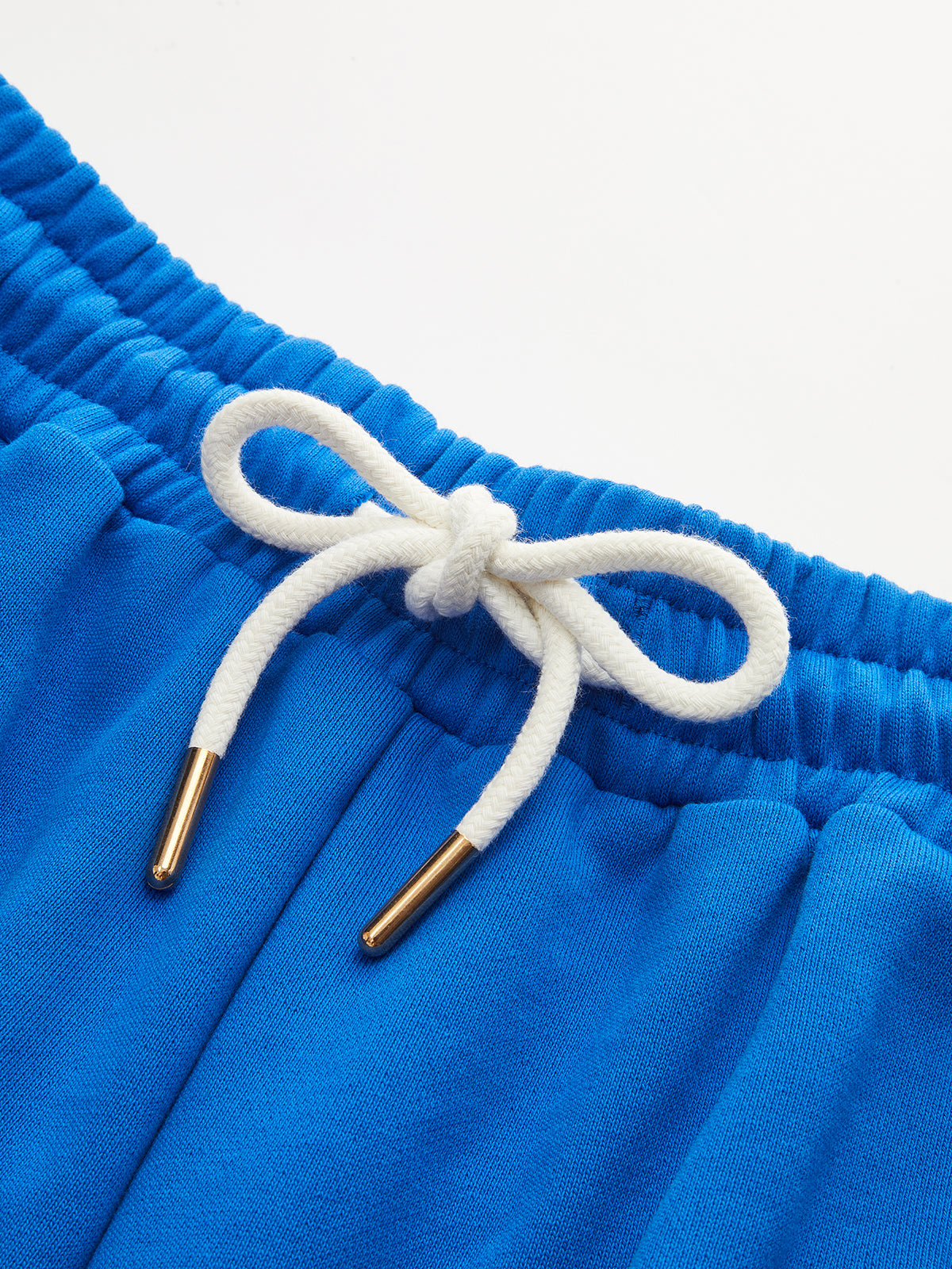 Pantalon de survêtement à cordon de serrage et rayures latérales