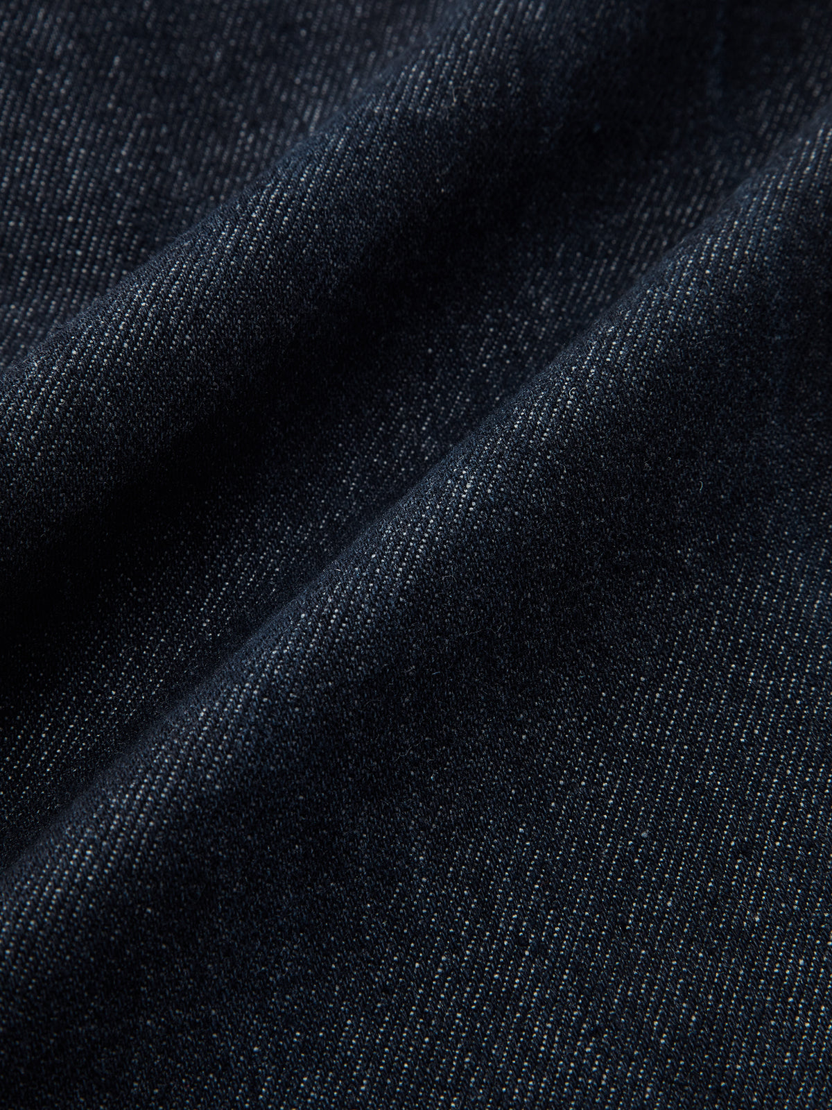 Jean ample taille haute à revers