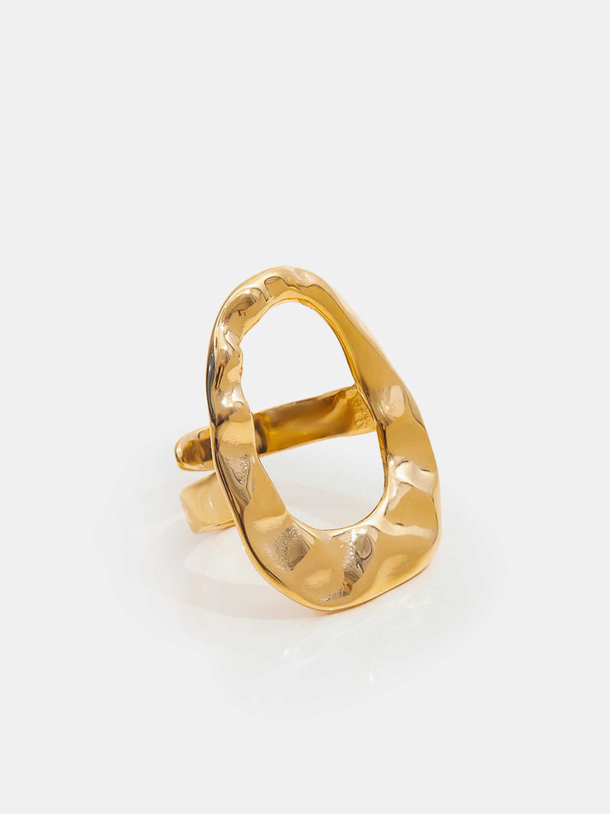 Hammered Irregular Ring