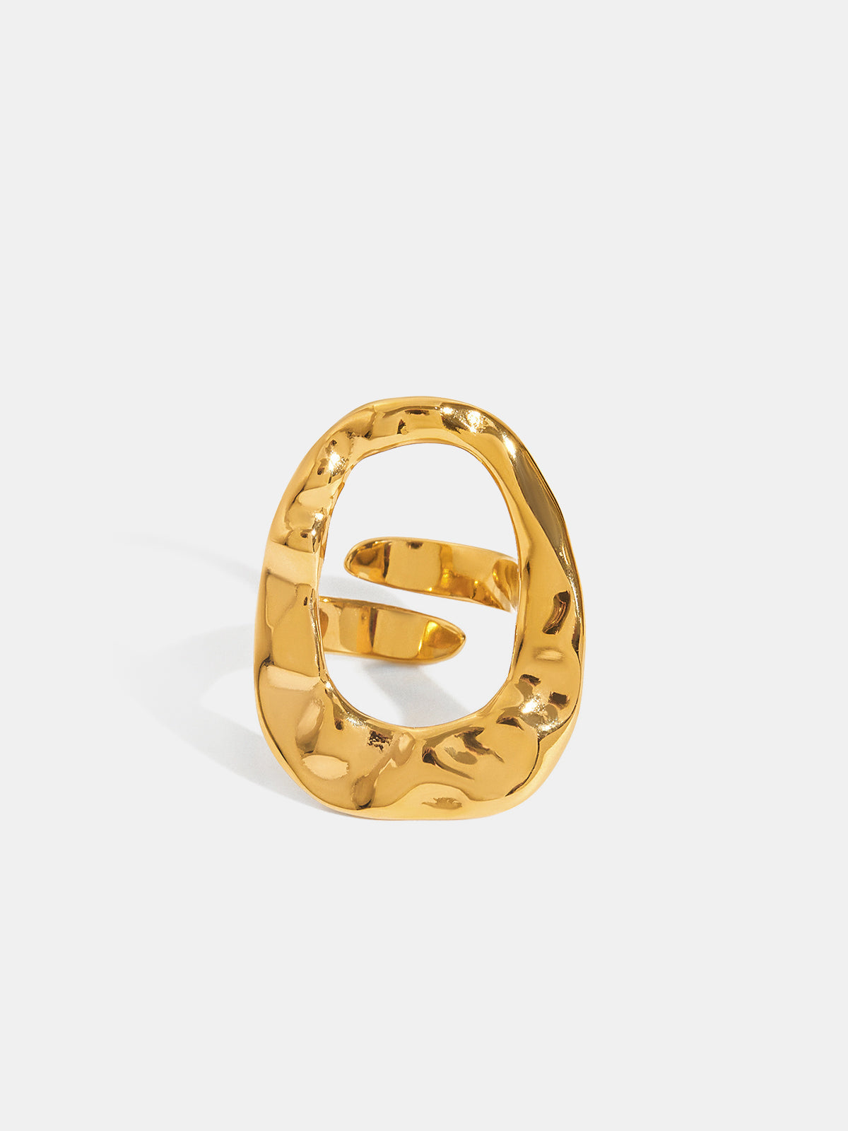 Hammered Irregular Ring