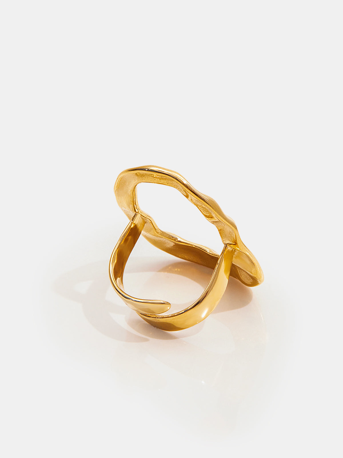 Hammered Irregular Ring
