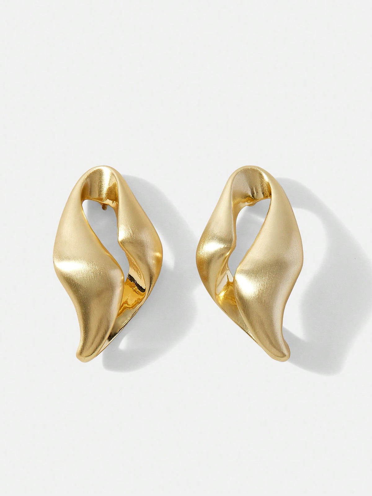 Twisted Sculptural Hoop Earrings