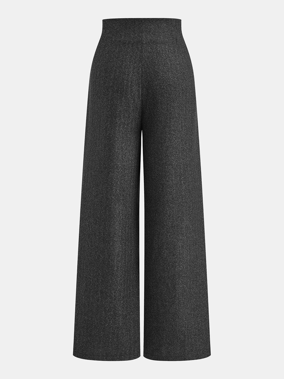 High-Waisted Pleated Straight-Leg Pants