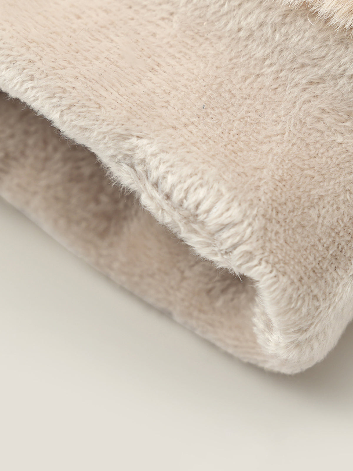 Suede Effect Faux Fur Cuff Gloves