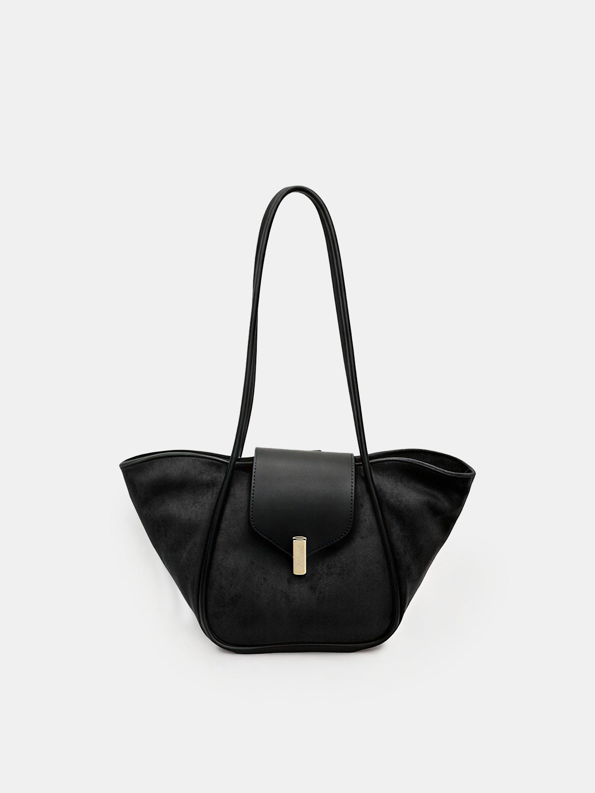 Minimalist Flap Clasp Shoulder Bag