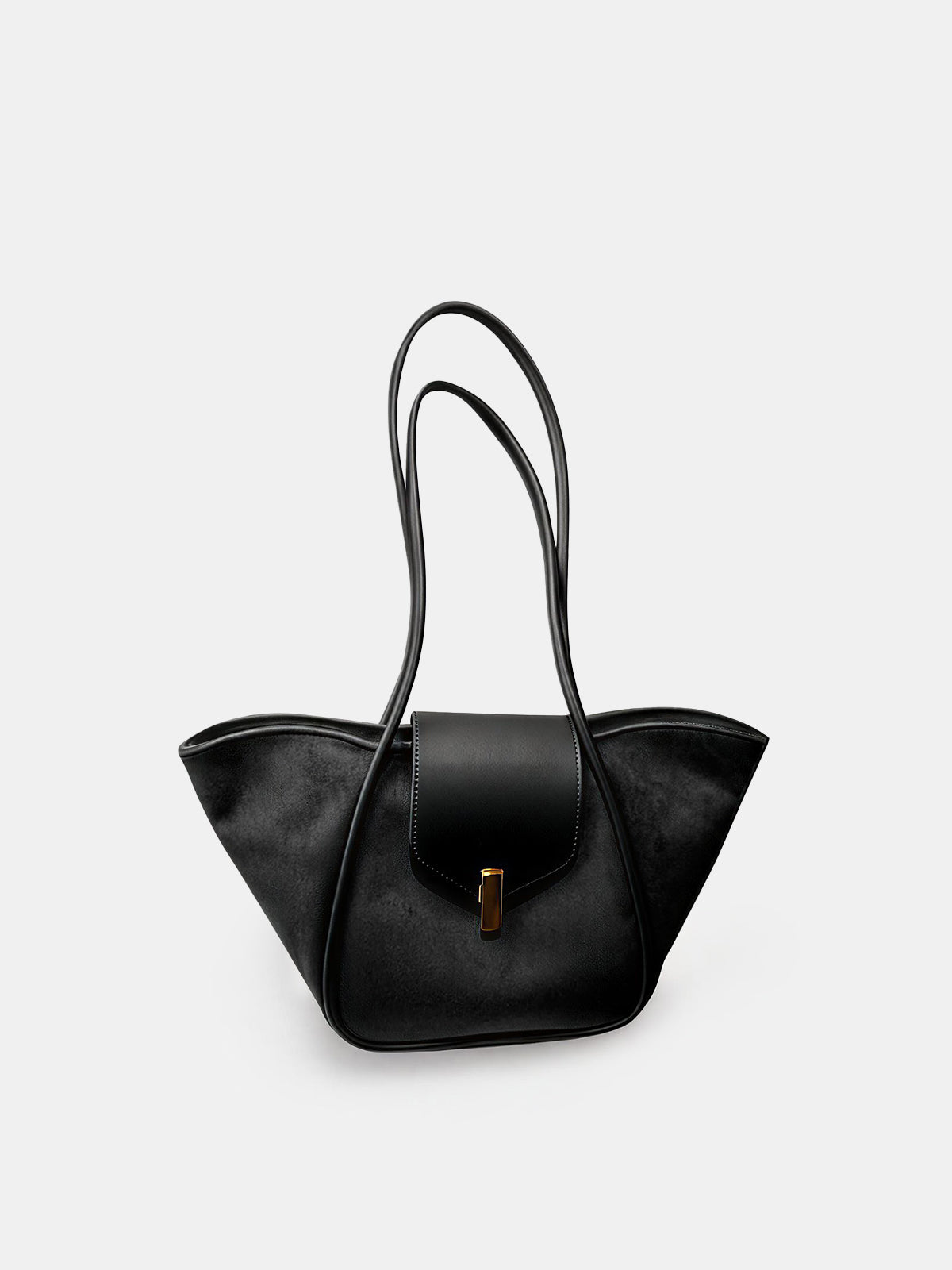 Minimalist Flap Clasp Shoulder Bag