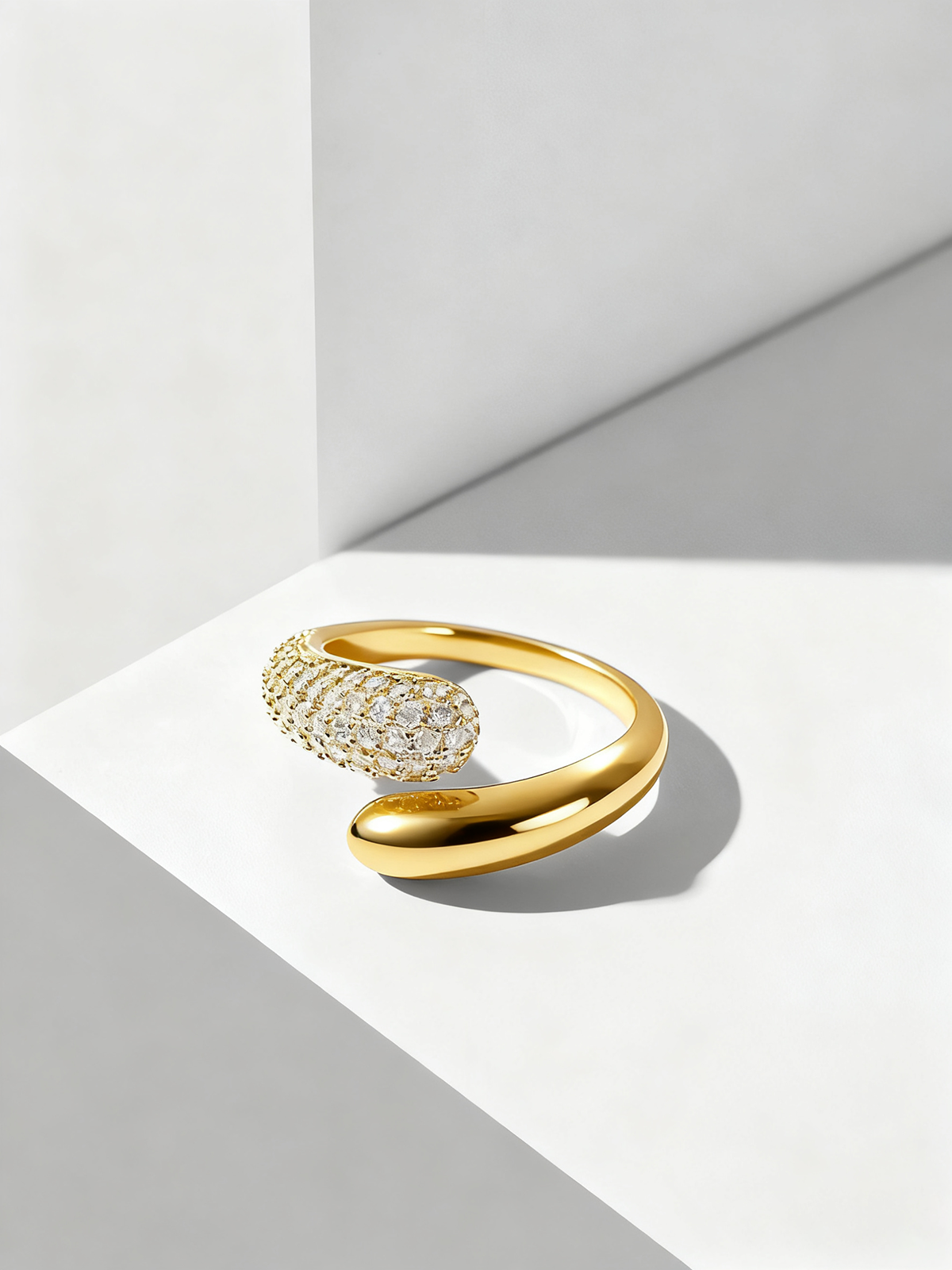 Double-Headed Snake Shaped Ring