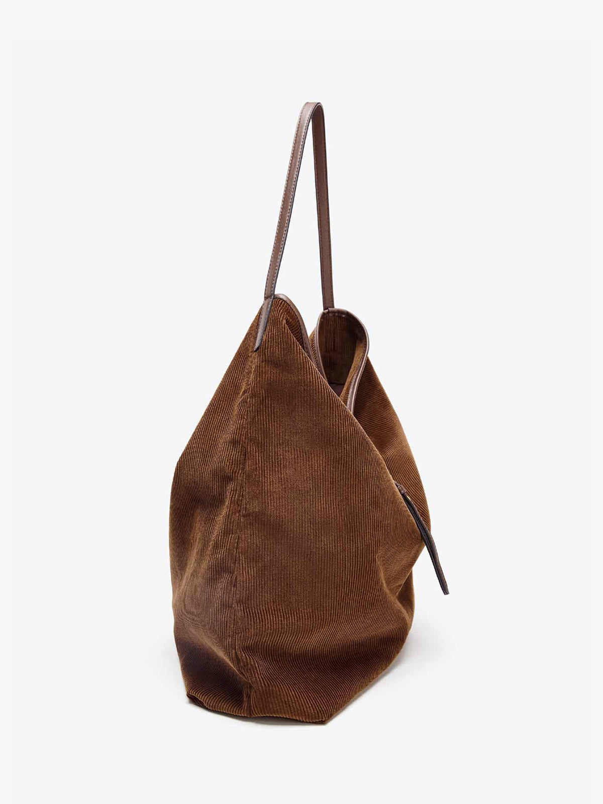 Large-Capacity Corduroy Hobo Bag
