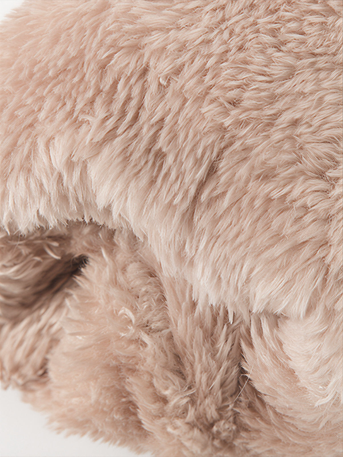 Fur Cuff Heart Stitch Gloves