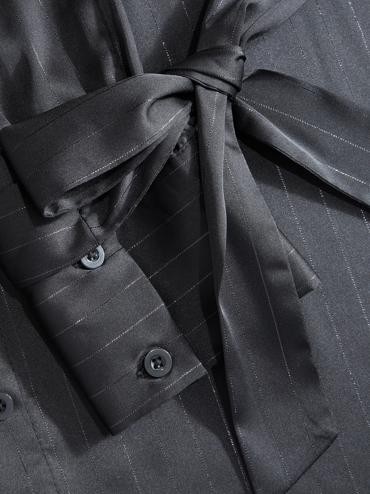Langarmhemd mit Banddetail