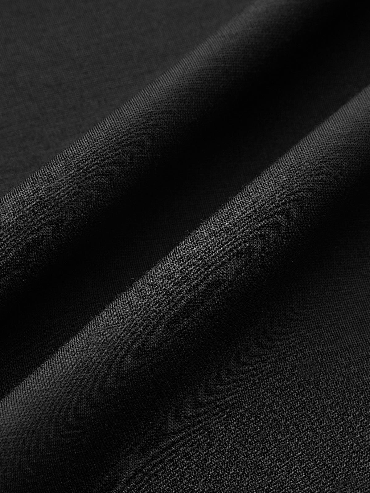Mock-Neck Flare-Cuff Dress
