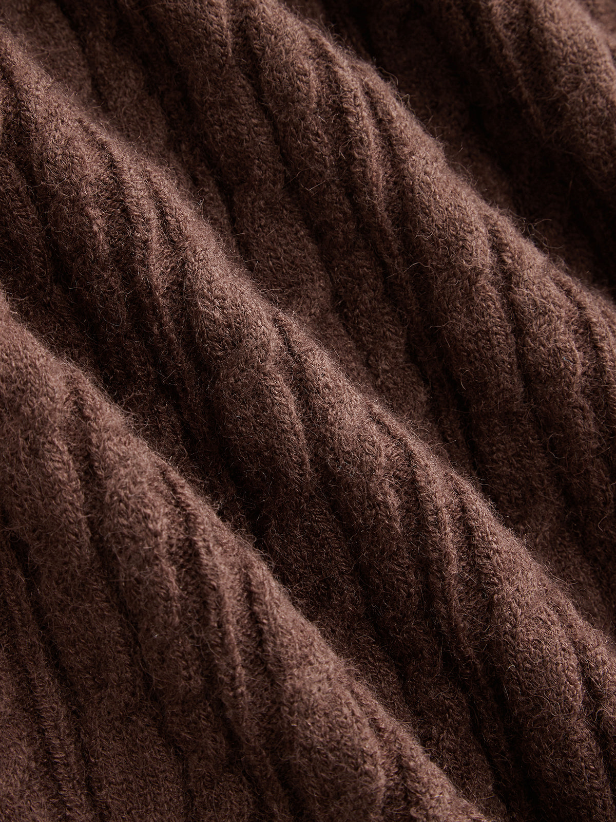Cable-Knit Dress with Matching Fringe Scarf