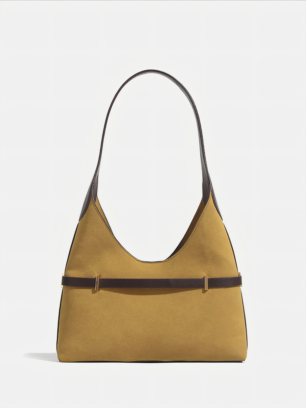 Color-Block Metal-Accent Shoulder Bag