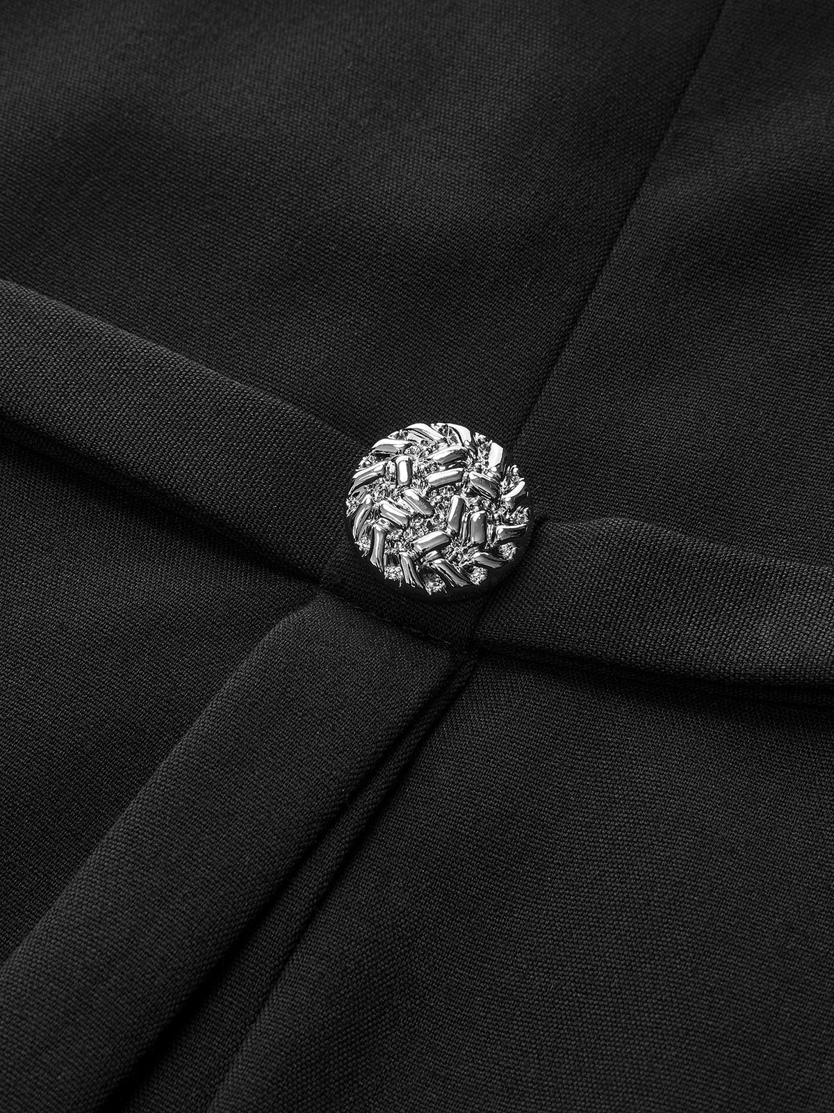 Mini-jupe à détail de bretelles orné