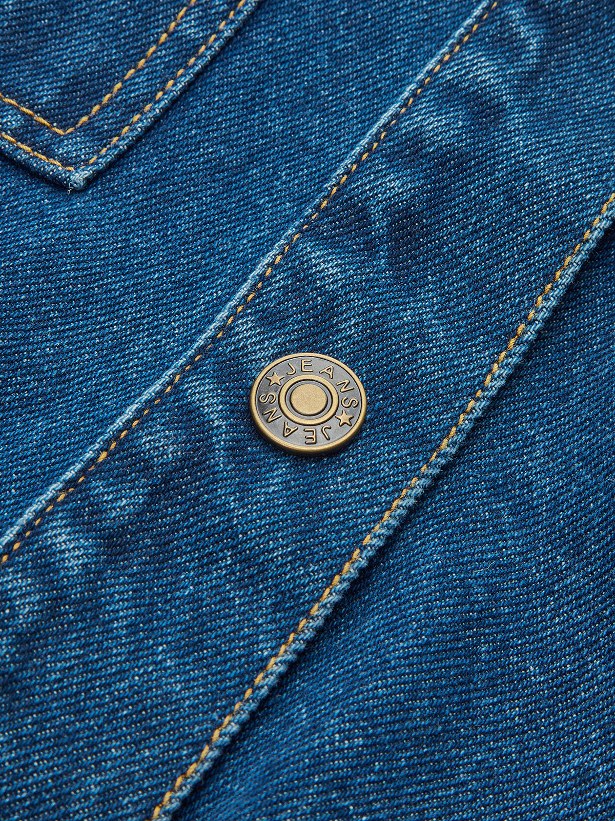 Belted Denim Jacket with Tie-Cuff Detail