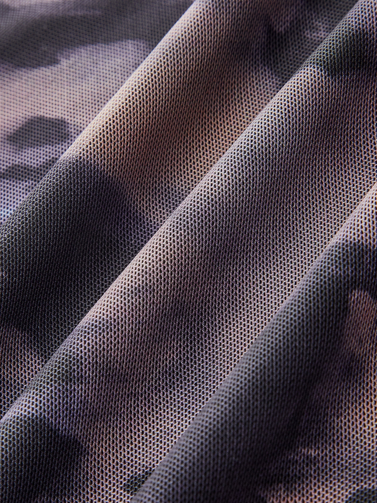Robe longue transparente Tie-Dye