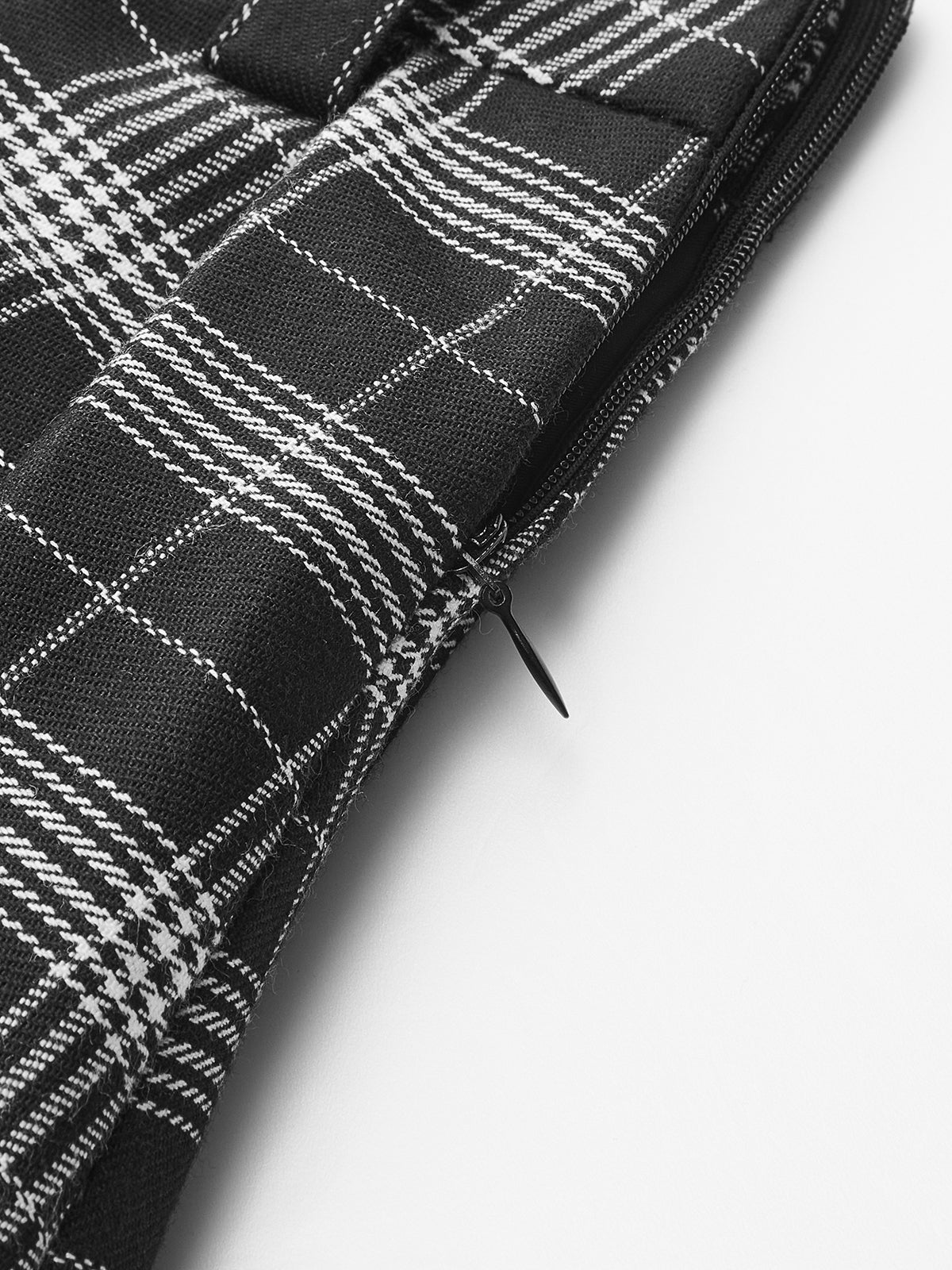 Plaid Pleated Mini Skirt