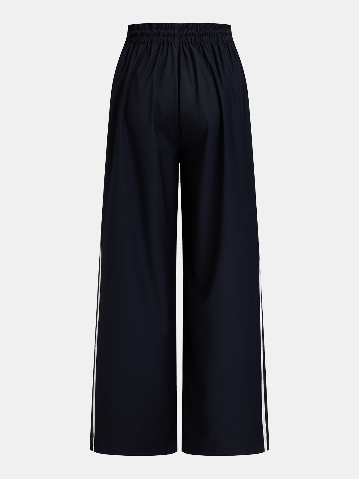 Drawstring Waist Wide Leg Pants