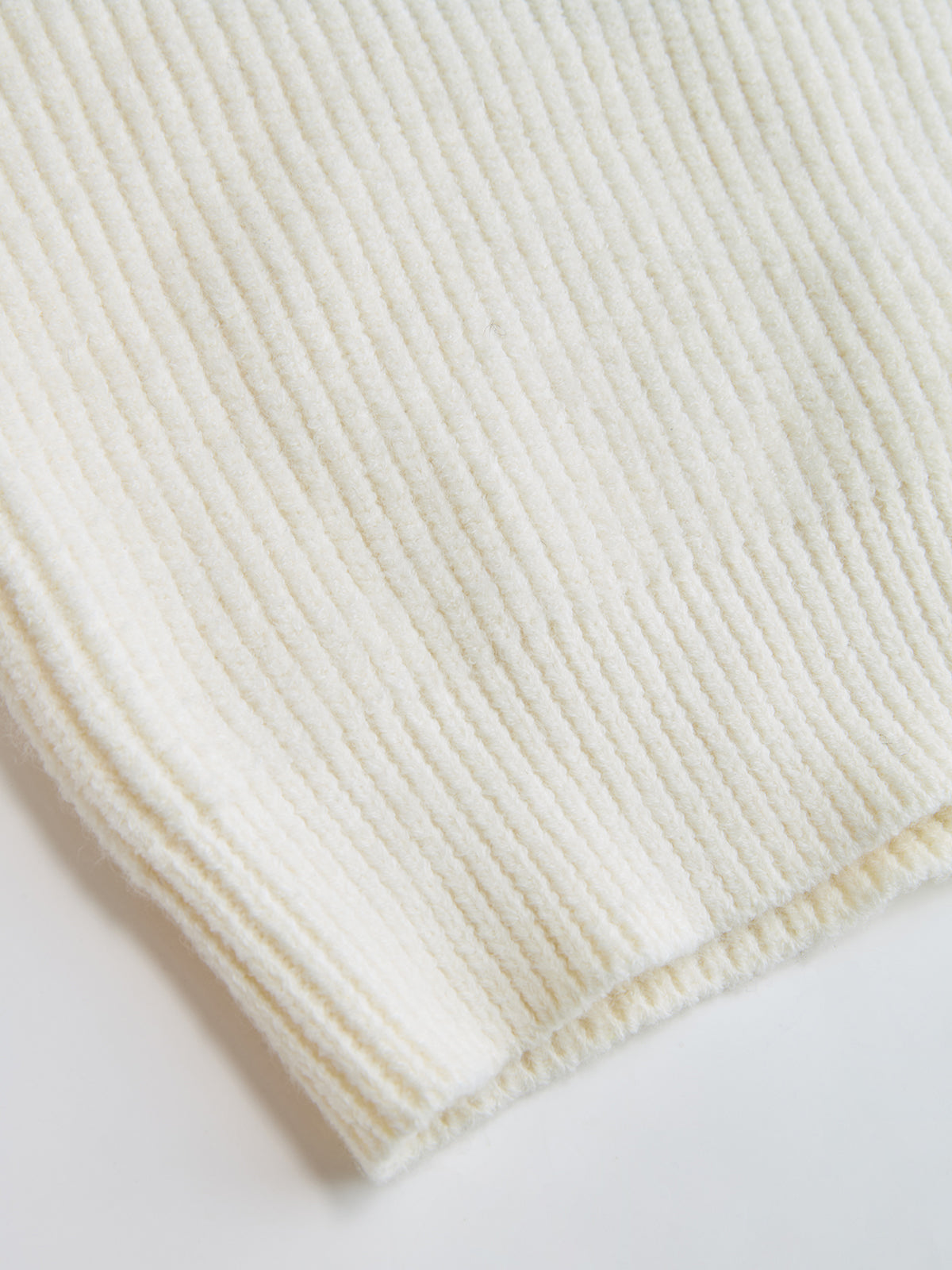Color-Block Cutout Ribbed Sweater Set