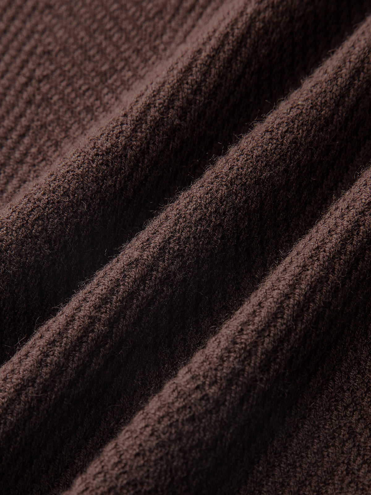 Herringbone Mock Neck Knit Top