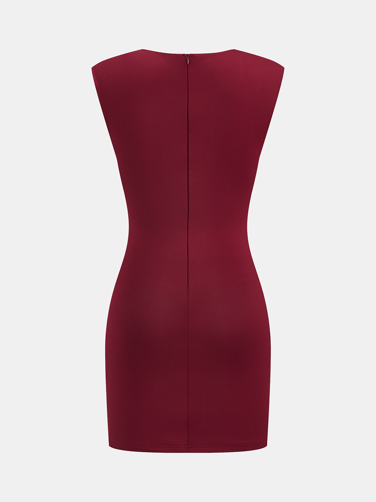 Square-Neck Sleeveless Dress