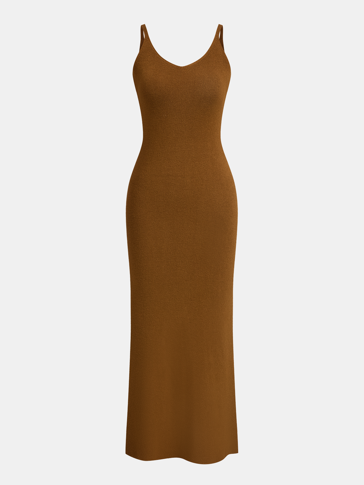Knit Top & Cami Maxi Dress Two-Piece Set