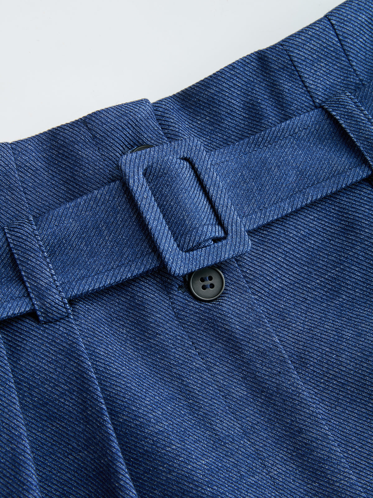 High-Waist Belted Balloon Cuff Pants