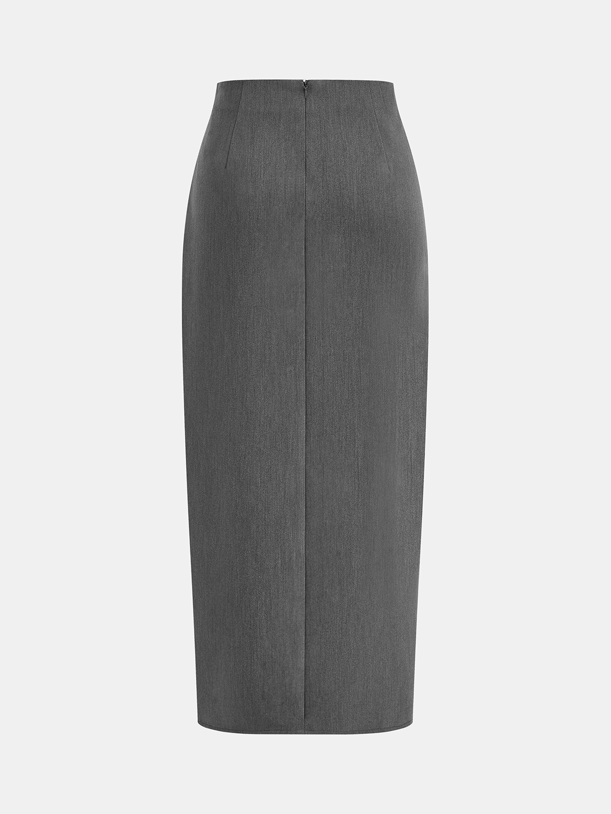 Jupe midi asymétrique drapée