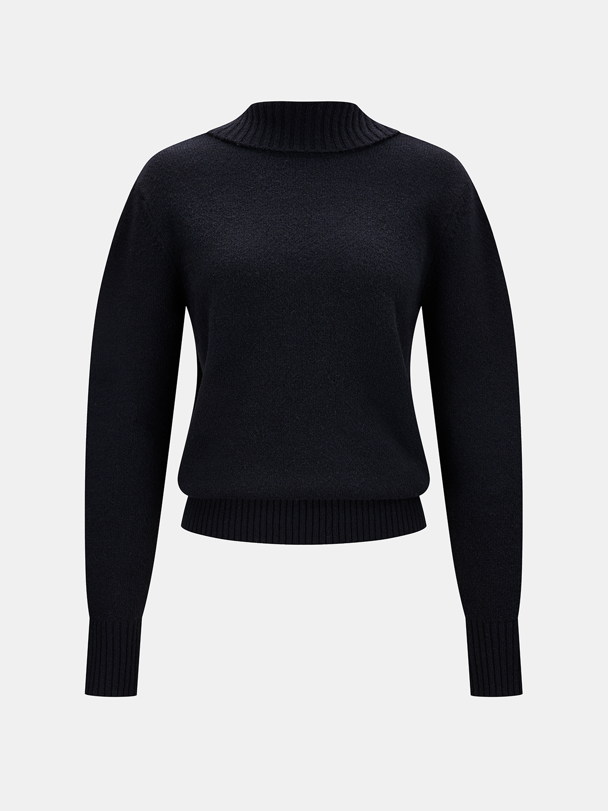Deep V-Back Knit Sweater