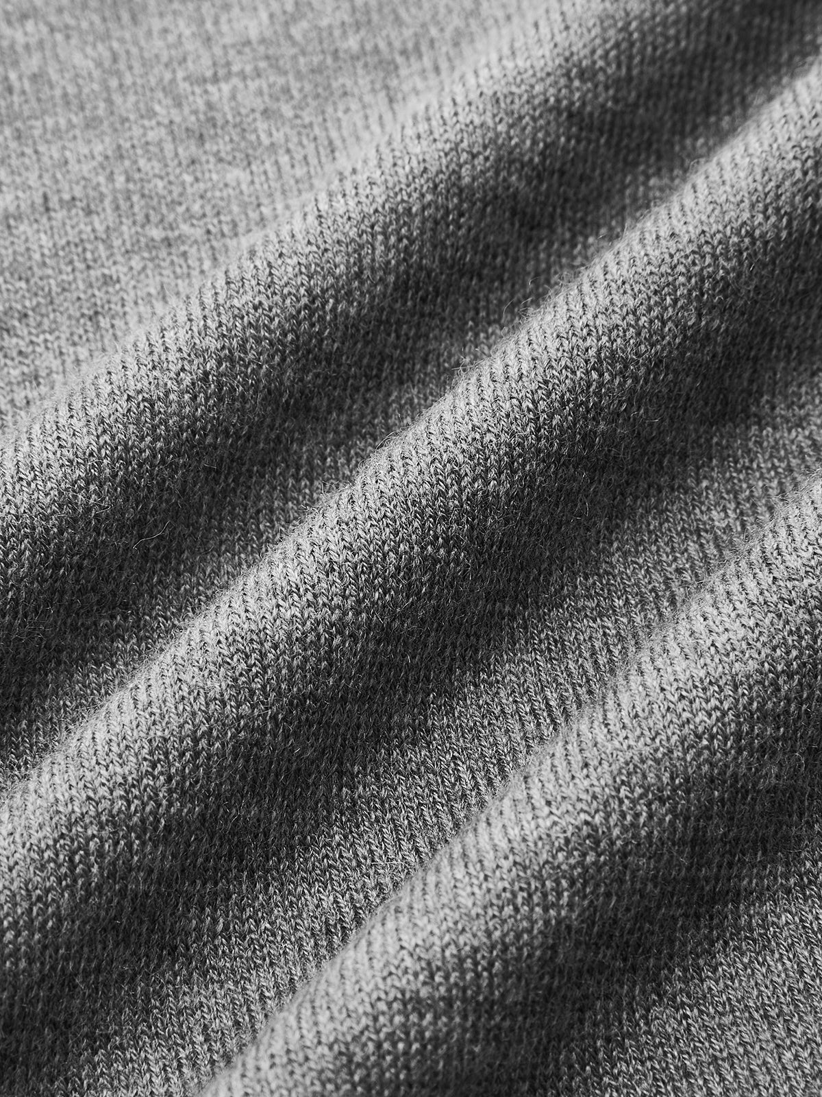 Back Slit Wool-Blend Turtleneck Sweater