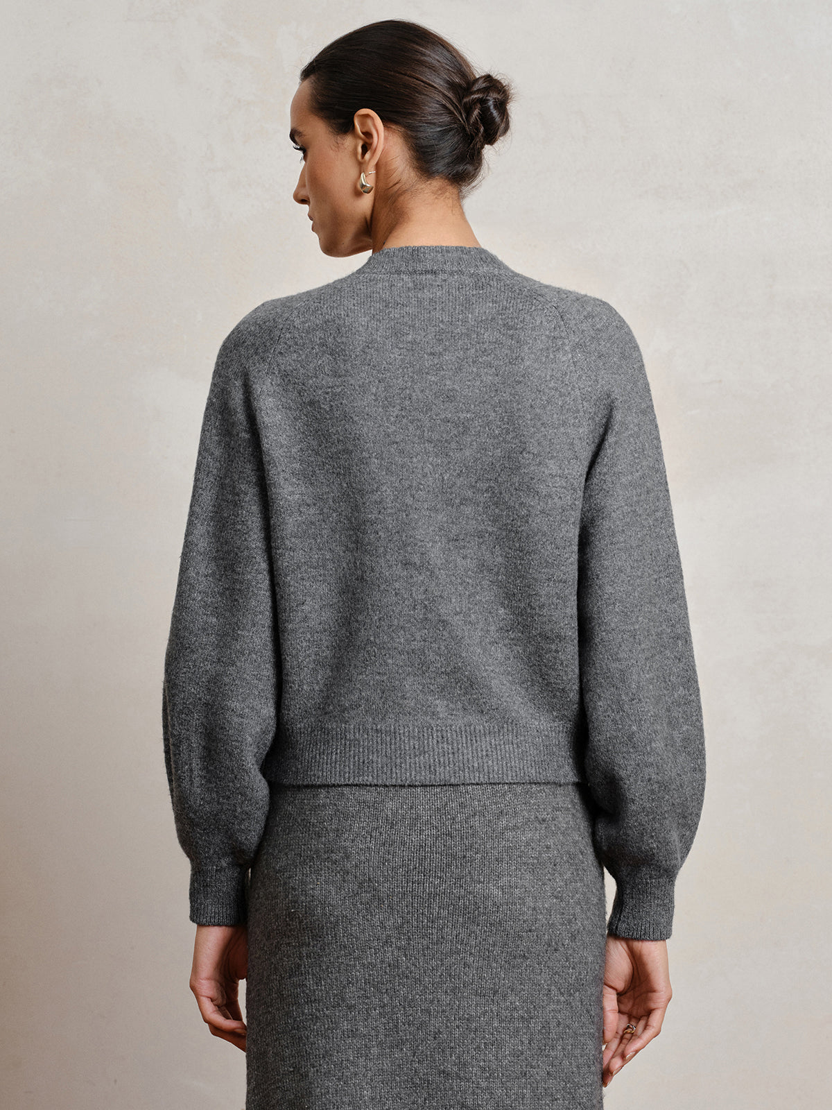 Schnürbesatz V-Ausschnitt Cardigan