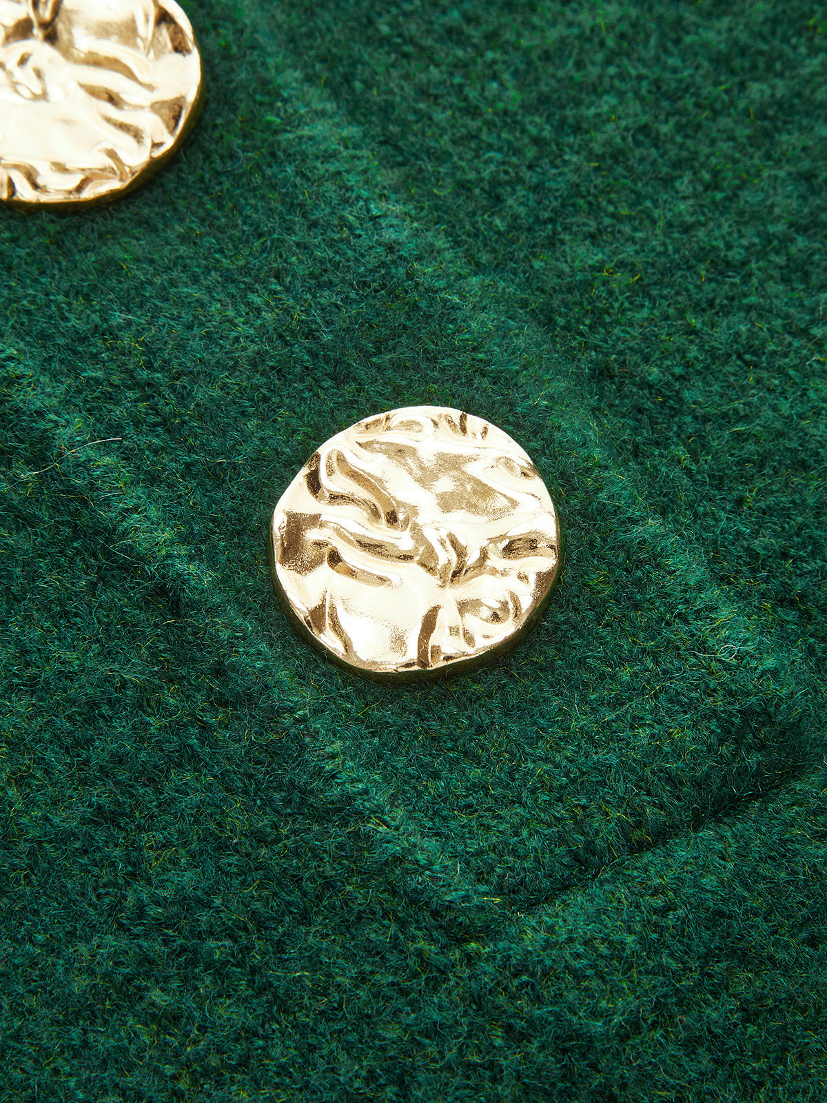 Westen aus Wollmischgewebe mit Metall-Details und Mock-Neck