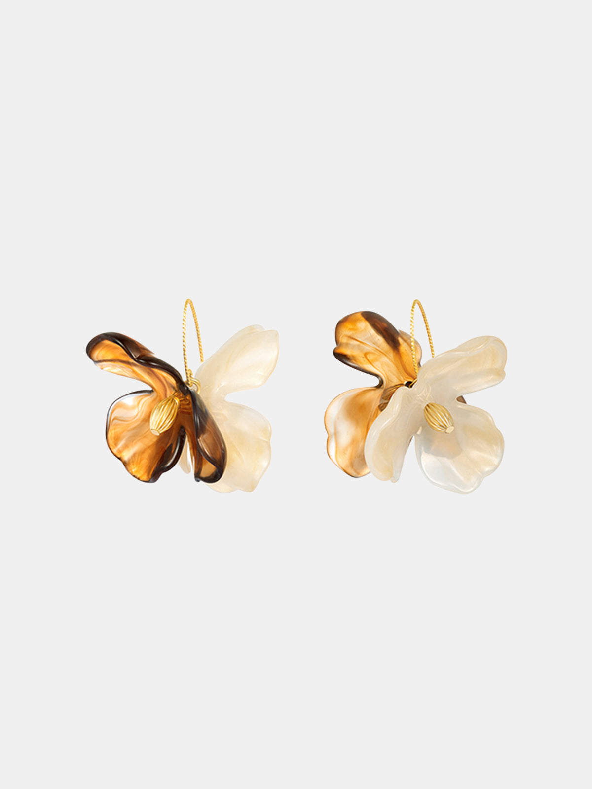 Maillard Flower Hook Earrings