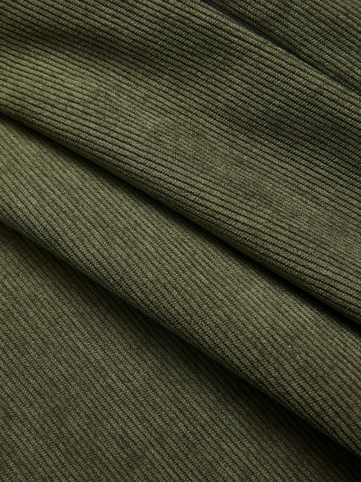Corduroy High-Waist Wide-Leg Pants