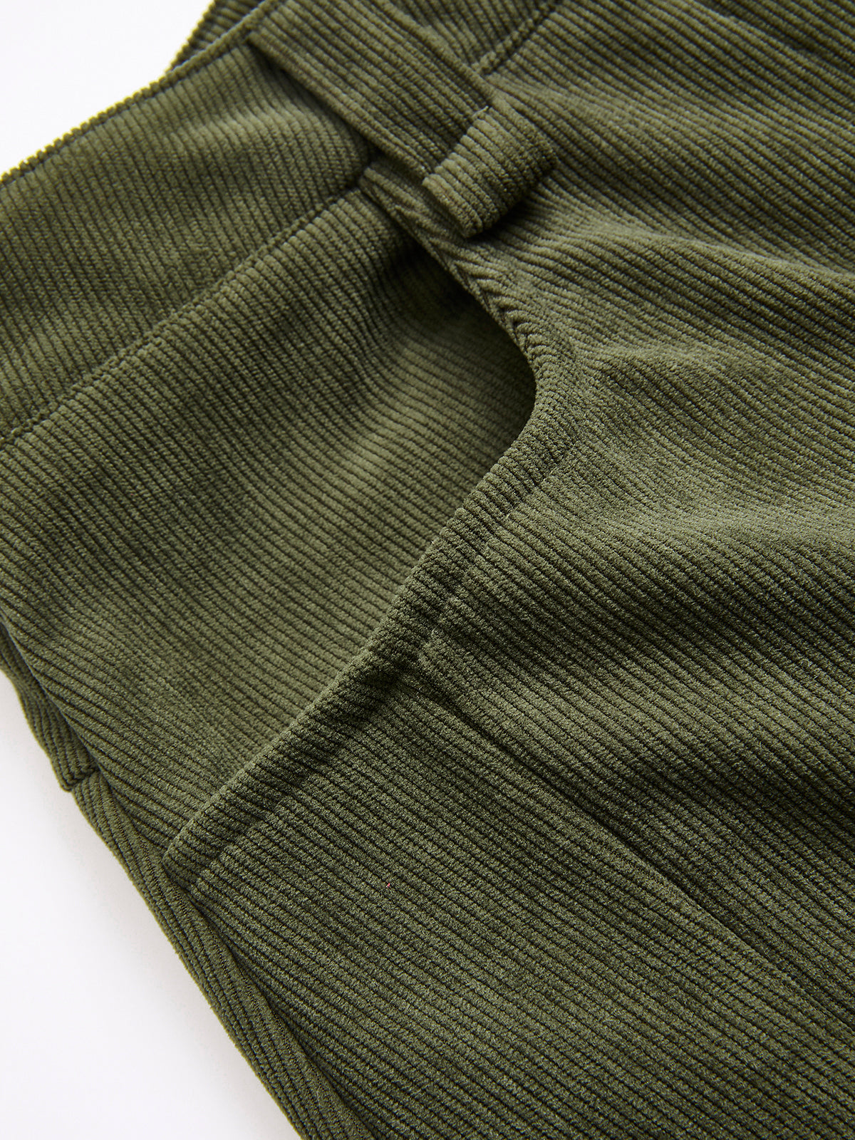 Corduroy High-Waist Wide-Leg Pants