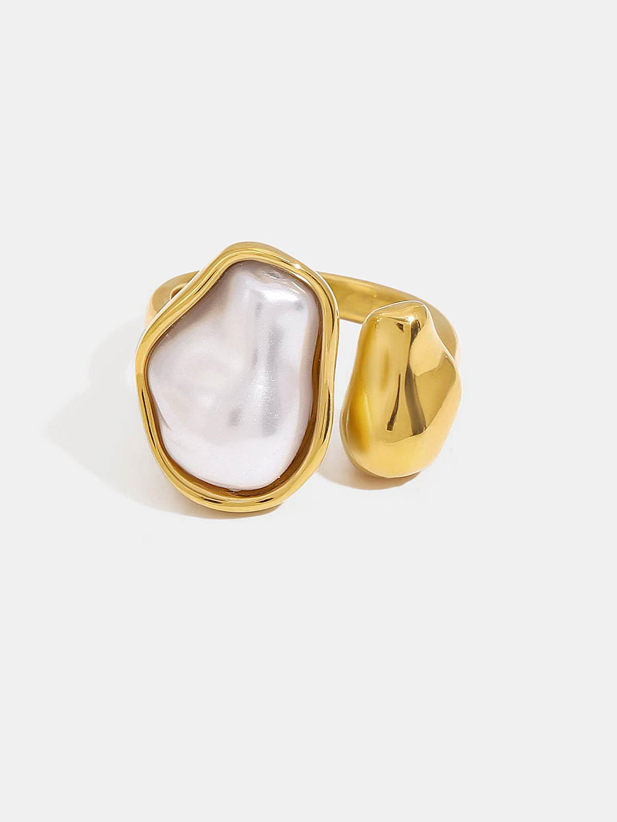 Baroque Pearl Statement Ring
