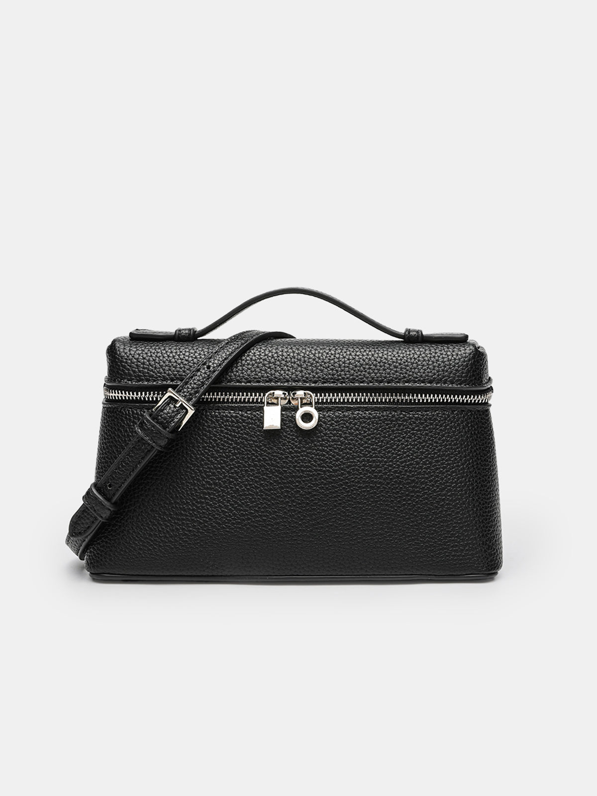 Zip-Top Handle Crossbody Bag