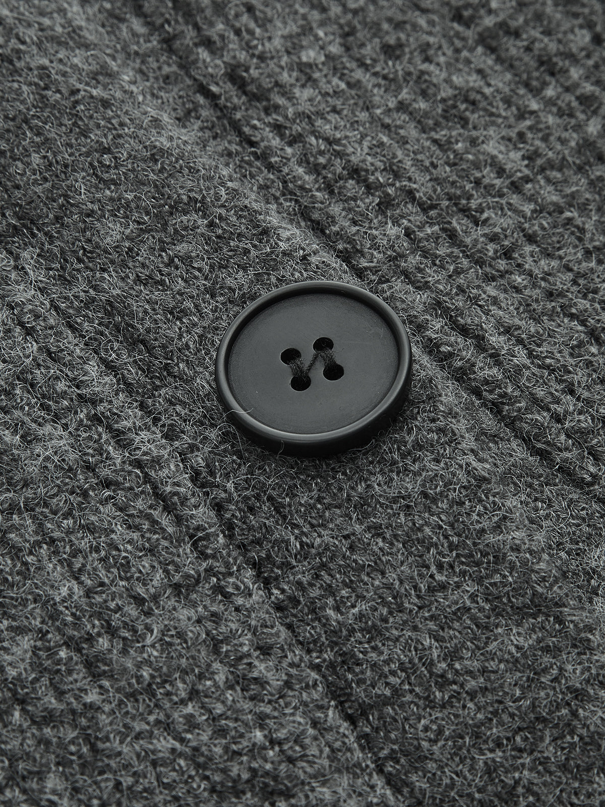 Loose Turtleneck Button-Front Long Cardigan Coat