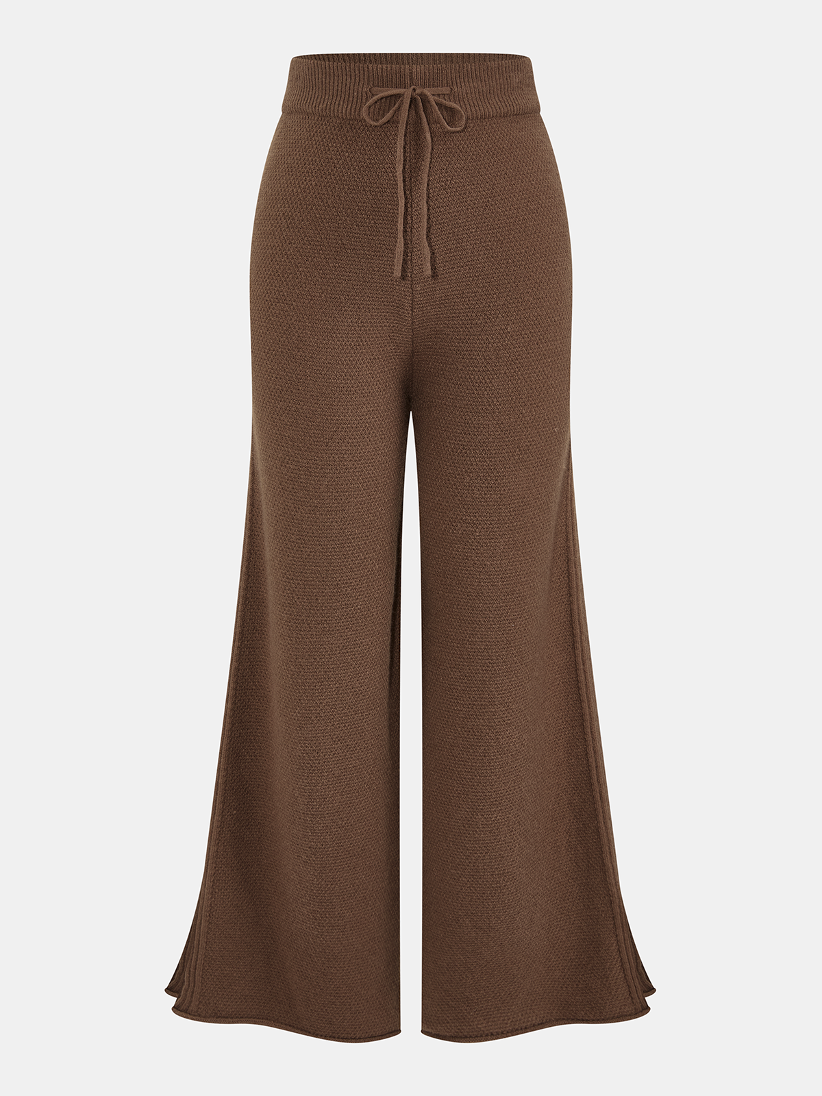 Knit Loose Sweater & Drawstring Pants Set