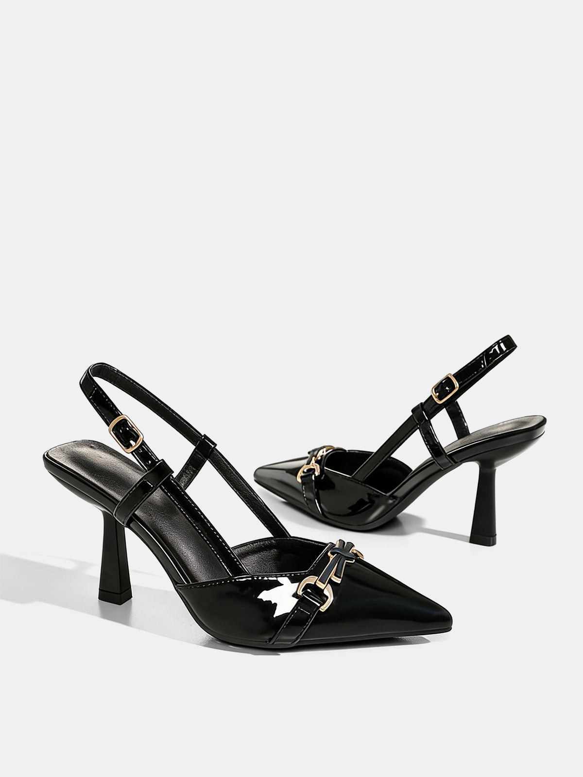 Pointed-Toe Slingback Pumps