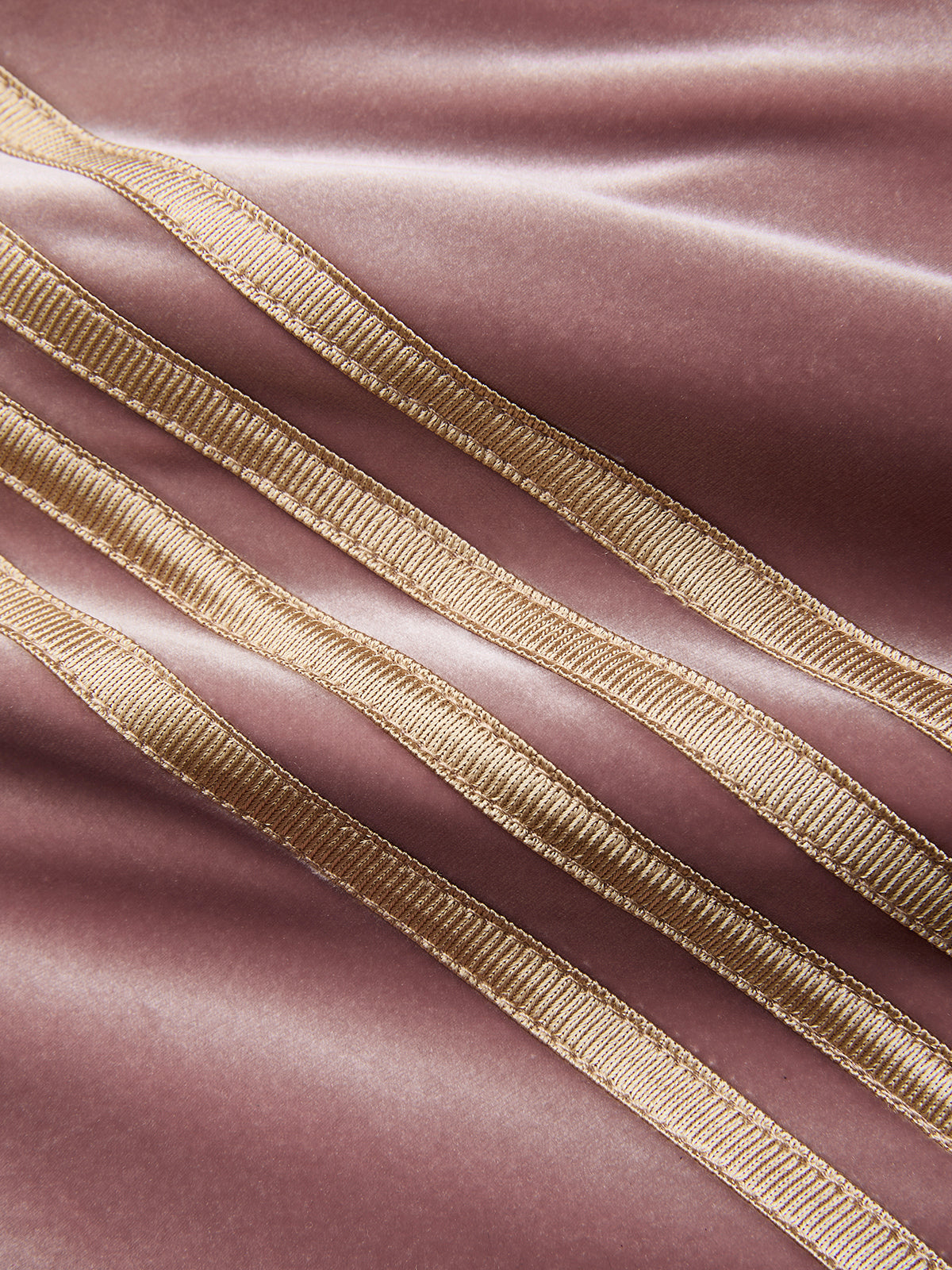 Samthose mit weitem Bein und elastischem Bund