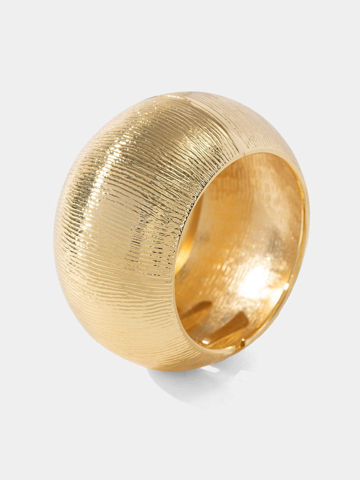 Textured Oversized Cuff Bracelet