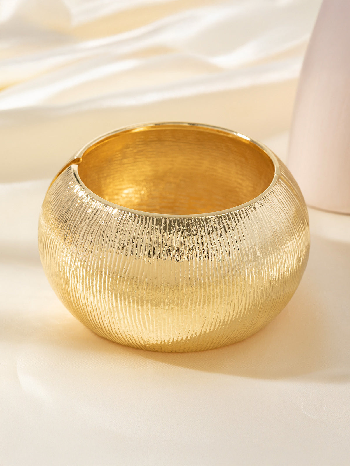 Textured Oversized Cuff Bracelet
